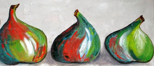Painting-Still Life-3 Figs