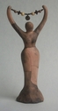 Ceramics-Beaded Goddess - pieced