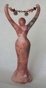 Ceramics-Beaded Goddess - spiral