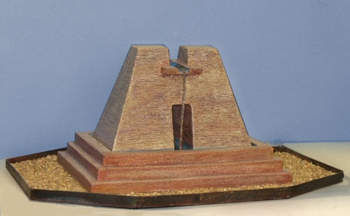 Sculpture-Water Tabletop Temple  #3