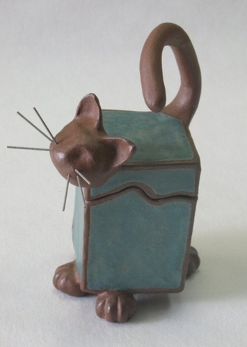 Ceramics-Animals-Cat Box