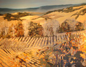 Painting--Oil-Plein AirWinter Vineyard IV