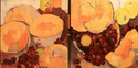 Painting--Oil-AbstractCantaloupe Sister 1