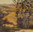 Painting--Oil-LandscapeRoadside Sunset