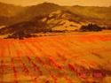 Painting--Oil-LandscapeAutumn Vineyards II