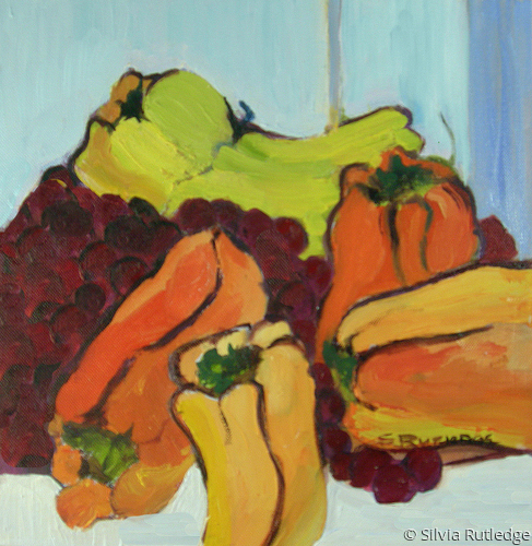 Painting-Still Life-Peppers1
