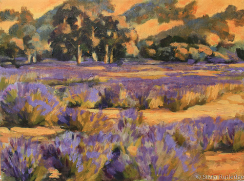 Painting-Plein Air-Lavender Sunset