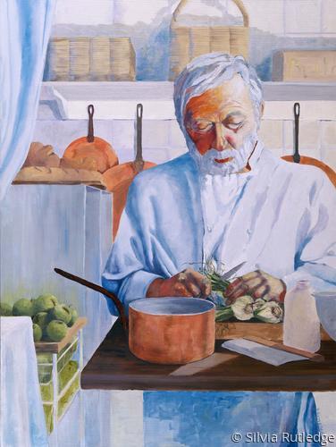 Painting-Portrait-Lost in Thought