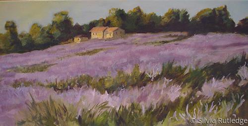 Painting-Impressionism-Lavender Fields