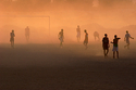 Football match, Shibam