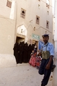 Photography-Soldier and women, Shibam