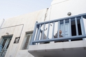 Photography-Old lady on terrace