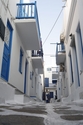Photography-Distant man in alley