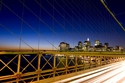 Photography-Brooklyn Bridge lights