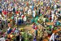 Crowd, Nakasero Market, Kampala