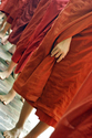 Photography-Monks in Line, Amarapura