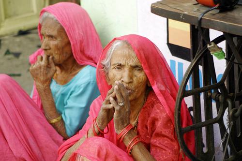 Photography-Begging Woman, Deoghar