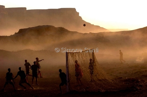 Photography-Football match, Shibam