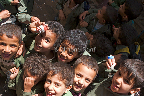 Photography-School children , Sanaa
