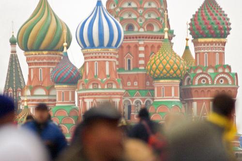 Photography-Figurative-Heads vs. Domes, Red Square, Moscow