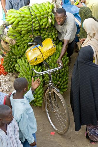 Photography-Banana Vendor, Nakasero Market, Kampala