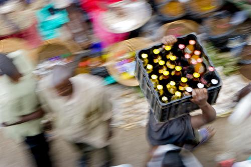 Photography-Beer Crate, Owino Market, Kampala