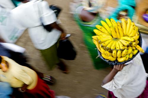 Photography-Banana Basket, Owino Market, Kampala