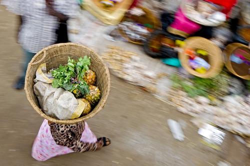 Photography-Pineapple Basket, Owino Market, Kampala