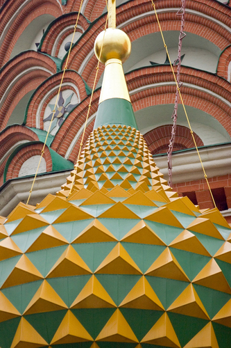 Photography-Figurative-Detail of Dome, St. Basil, Red Square