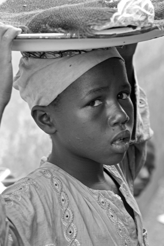 Photography-Boy With Tray