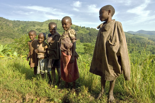 Photography-Rural Children, Bwindi