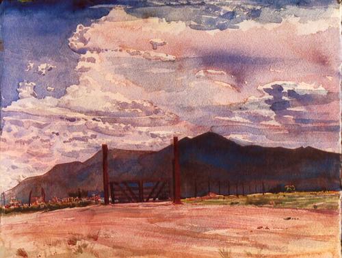 Clouds over the Mountains: Taos