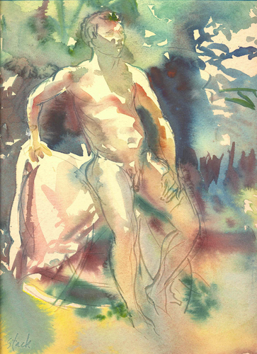 Nude Male in Outdoors