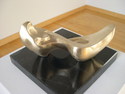 Scott Stoll - Figurative Sculpture bronze sculpture, marble base - Figurative Sculpture