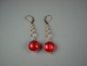 Jewelry--Glass-EarringsOrange Sunshine
