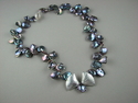 Jewelry--Semi-Precious Stones-NecklacesPeacock Fan