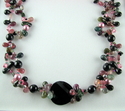 Jewelry--Semi-Precious Stones-NecklacesWatermelon Patch I