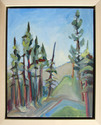Painting--Oil-LandscapeSierra Trees