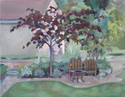 Painting--Oil-Plein AirUnder the Redbud