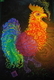 Painting--Acrylic-AnimalsPsychedelic Rooster the Return!