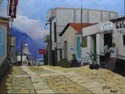 Painting--Acrylic-CityscapeSan Marcos