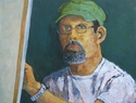Painting--Acrylic-PortraitSelf Portrait #2