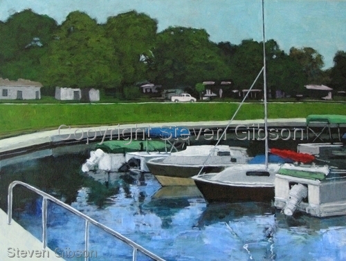 Painting-Landscape-St. Cloud Lake Front