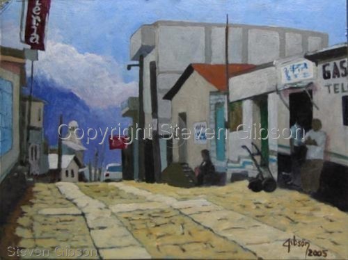 Painting-Cityscape-San Marcos