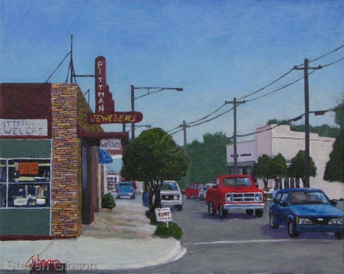 Painting-Cityscape-Pittman Jewelers