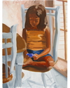 Katelynn, on gameboy in summer