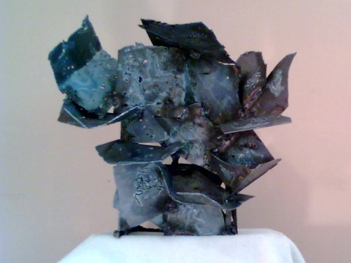 Sculpture-fountain of light