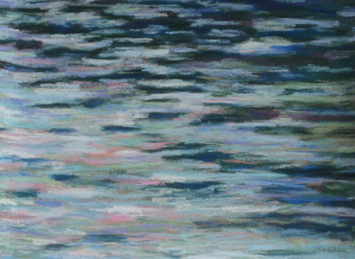 Painting-Pastels-Water Reflections 2