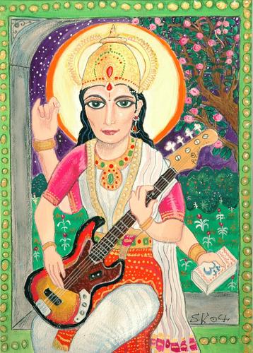 Saraswati w/Fender Bass