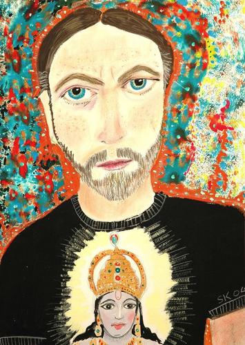 Self Portrait w/Vishnu